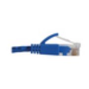 Image de Eaton Cat6a 10G Snagless Molded UTP Ethernet Cable (RJ45 M/M), PoE, Blue, 1 ft. (0.3 m) Câble de réseau - Bleu (N261-001-BL)