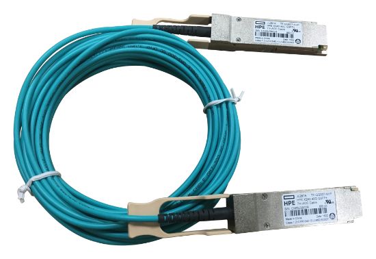 Image de HP E Networking X2A0 40G QSFP+ to QSFP+ 7m Active Optical Cable Câble de fibre optique (JL287A)