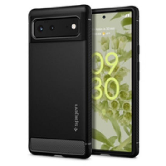 Image de SPIGEN Rugged Armor Backcover Google Pixel 6 - Zwart - Noir (ACS03437)