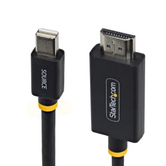 Image de StarTech.com Câble Adaptateur Mini DisplayPort vers HDMI de 2m, 4K 60 Hz avec HBR3/HDCP 2.3/DPCP, MDP vers HDMI 2.0, Convertisseur Vidéo Actif, Mini DisplayPort Desktop ... (2M-MDP-HDMI2-4K60)