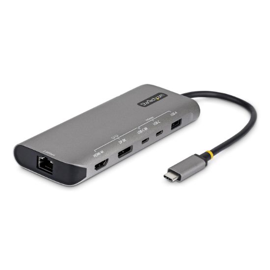 Image de StarTech.com station d'accueil Avec fil Gris (174B-USB4-MULTIPORT)