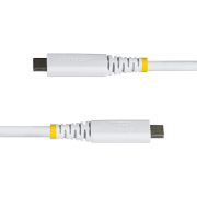 Image de StarTech.com câble USB USB4 Gen 3x2 0,5 m USB C 40 Gbit/s 240 W Blanc (CC50CM40GUSB4TPW)