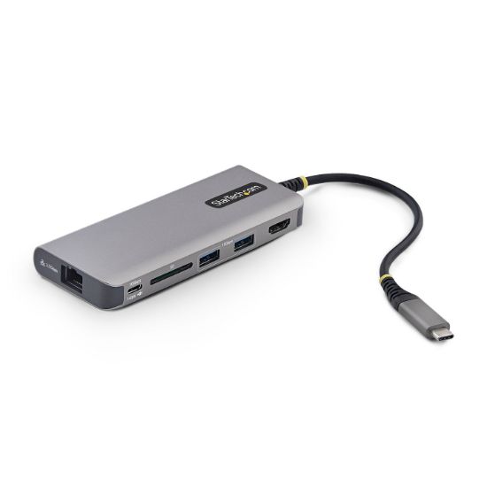 Image de StarTech.com station d'accueil Avec fil USB 3.2 Gen 2 (3.1 Gen 2) Type-C Gris (177B-USBC-MULTIPORT)