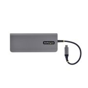 Image de StarTech.com station d'accueil Avec fil USB 3.2 Gen 2 (3.1 Gen 2) Type-C Gris (177B-USBC-MULTIPORT)