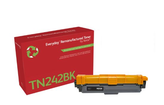 Image de Everyday Toner remanufacturé Noir ™ de Xerox compatible avec Brother TN242BK, Capacité standard (006R03326)