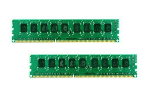 Image de Synology 4 GB, 2 x 2 GB, DDR3-1600, ECC, 240 pin DIMM, CL=11, 1.5V Mémoire RAM - Vert (RAMEC1600DDR3-2GBX2)