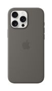 Image de Apple Coque en silicone avec MagSafe pour iPhone 16 Pro Max - Gris minéral (MYYV3ZM/A)