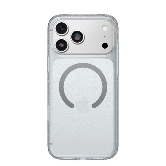 Image de OtterBox Symmetry Clear MagSafe Series pour Apple iPhone 17 Pro Max, Stardust - Transparent (77-98863)