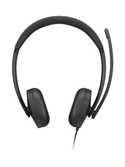 Image de Lenovo VoIP Headset 5000 Casque Avec fil Arceau Bureau/Centre d'appels USB Type-C Noir (4XD1R88995)