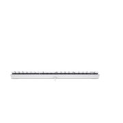 Image de CHERRY KC 200 MX clavier Universel USB QWERTY Anglais Argent, Blanc (G80-3950LIBUS-1)