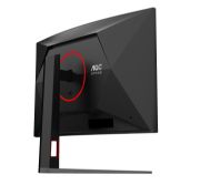 Image de AOC G4 écran plat de PC 80 cm (31.5") 1920 x 1080 pixels Noir, Rouge (C32G4Z)