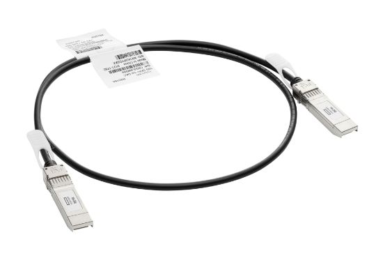 Image de HP E Aruba Networking 10G SFP+ to SFP+ 1m Direct Attach Copper Cable Câble de fibre optique - Noir (J9281D)