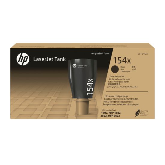 Image de HP 154X Blk LaserJet Tank Rld Kit Toner - Noir (W1540X)