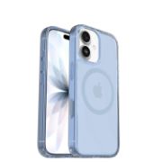 Image de OtterBox Symmetry Clear MagSafe Series pour Apple iPhone 17, Silver Glade - Bleu,Transparent (77-98799)