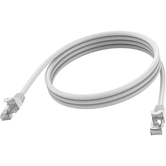 Image de Vision 1m, CAT6A, White Câble de réseau - Blanc (TC 1MCAT6A)