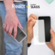 Image de OtterBox React + Trusted Glass Series pour Samsung Galaxy A12, transparente (78-80351)