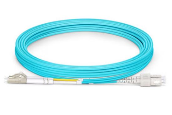 Image de Cisco Cable, Duplex LC-LC Patch Cord, MMF, 1m Câble de fibre optique - Couleur aqua (CB-LC-LC-MMF1M=)