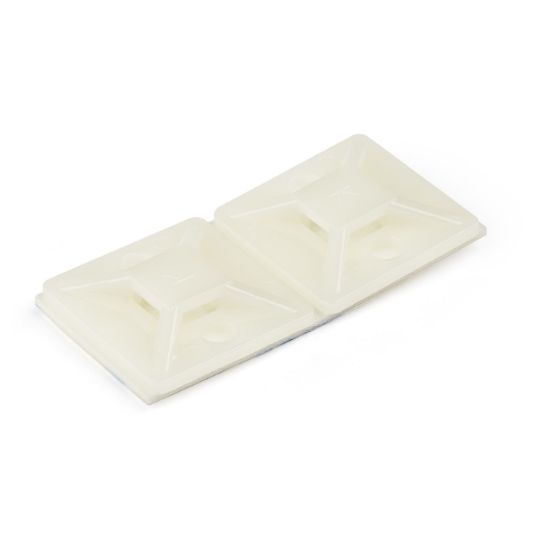 Image de StarTech.com support d'attache-câble Blanc Nylon 100 pièce(s) (CBMCTM2)