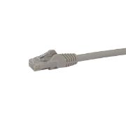 Image de StarTech.com Câble réseau Cat6 Gigabit UTP sans crochet de 15m - Cordon Ethernet RJ45 anti-accroc - M/M - Gris (N6PATC15MGR)