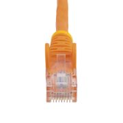 Image de StarTech.com Câble réseau Cat5e sans crochet de 5 m - Orange (45PAT5MOR)