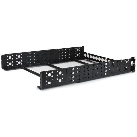 Image de StarTech.com Rails pour Rack Serveur Universels 2U - Rails de Montage Serveur en Rack 19 pouces - Rails de Rack Ajustable pour Baie Informatique/ Rack d'Équipement/Rack Serveu ... (UNIRAILS2U)