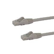 Image de StarTech.com Cordon de raccordement UTP CAT6 - 7,5 m - Sans crochet - Câble patch RJ45 - Gris (N6PATC750CMGR)