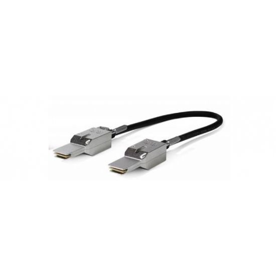 Image de Cisco 0.5m Type 3 Stacking Cable, spare Câble de fibre optique - Noir,Gris (STACK-T4-50CM=)