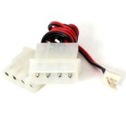 Image de StarTech.com 6" TX3 to Large Internal Power LP4 CPU Fan Adapter Cable Noir, Rouge, Blanc 0,1524 m (CPUFANADAPT)