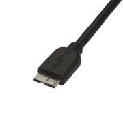 Image de StarTech.com Câble SuperSpeed USB 3.0 slim A vers Micro B de 0,5 m - Mâle / Mâle - Noir (USB3AUB50CMS)
