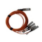Image de HP E 40GbE QSFP+ to 4x10GbE SFP+ 5m Active Optical Cable Câble de fibre optique (Q9S66A)