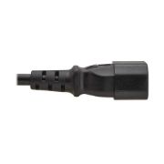Image de Eaton 0.5 m, C13 to C14 - 10A, 250V, H05VV-F, PVC, Black Cordon d'alimentation - Noir (P004-P5M-EU)