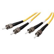 Image de Eaton Tripp Lite series Duplex Singlemode 9/125 Fiber Patch Cable (ST/ST), 2m (6 ft.) Câble de fibre optique - Noir,Jaune (N352-02M)