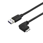 Image de StarTech.com câble USB USB 3.2 Gen 1 (3.1 Gen 1) 2 m USB A Micro-USB B Noir (USB3AU2MRS)