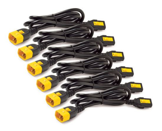 Image de APC câble électrique Noir, Jaune 1,22 m Coupleur C13 Coupleur C14 (AP8704S-NA)