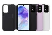 Image de Samsung Etui Smart View avec porte-carte pour Galaxy A55 5G (EF-ZA556CWEGWW)