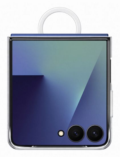 Image de Samsung coque de protection pour téléphones portables 17,4 cm (6.85") Housse Transparent (EF-QF766CTEGWW)