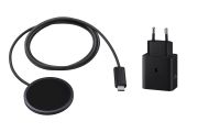 Image de Samsung chargeur d'appareils mobiles Smartphone, Casques, Casque Gris USB Recharge sans fil Charge rapide Intérieure (EP-P2900TBEGWW)