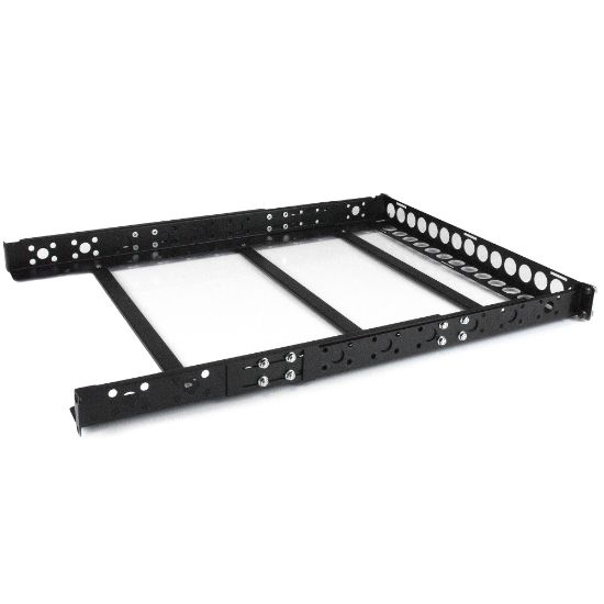 Image de StarTech.com Rails pour Rack Serveur Universels 1U - Rails de Montage Serveur en Rack 19 pouces - Rails de Rack Ajustable pour Baie Informatique/ Rack d'Équipement/Rack Serveu ... (UNIRAILS1U)