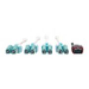 Image de Eaton Tripp Lite series 40G MTP/MPO to 4xLC Fan-Out OM4 Plenum-Rated Fiber Optic Cable, 40GBASE-SR4, Push/Pull Tabs, Magenta, 1 m Câble de fibre optique - Couleur aqua,No ... (N845-01M-8L-MG)