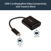 Image de StarTech.com Adaptateur USB-C vers DisplayPort - 4K 60 Hz (CDP2DP)