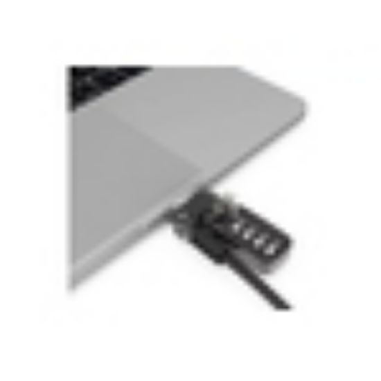 Image de Compulocks Macbook Pro 2012 - 2015 Security Lock Slot adapter with Combination Cable Lock Verrous de câble - Argent (UNVMBPRLDG01CL)