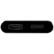 Image de StarTech.com Adaptateur multiport USB-C vers DisplayPort ou HDMI - 4K 60 Hz - Convertisseur 2-en-1 (CDP2DPHD)