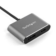 Image de StarTech.com Adaptateur multiport USB-C vers DisplayPort ou HDMI - 4K 60 Hz - Convertisseur 2-en-1 (CDP2DPHD)