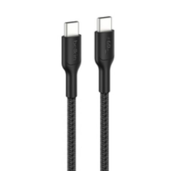 Image de Belkin USB-C to USB-C Cable 60W for Nintendo Switch 2, USB 2.0, 2 m, Black Câble USB - Noir (ENA008HQ2MBK)
