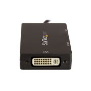 Image de StarTech.com Adaptateur multiport USB-C - 3 en 1 - USB Type-C vers HDMI DVI ou VGA (CDPVGDVHDBP)