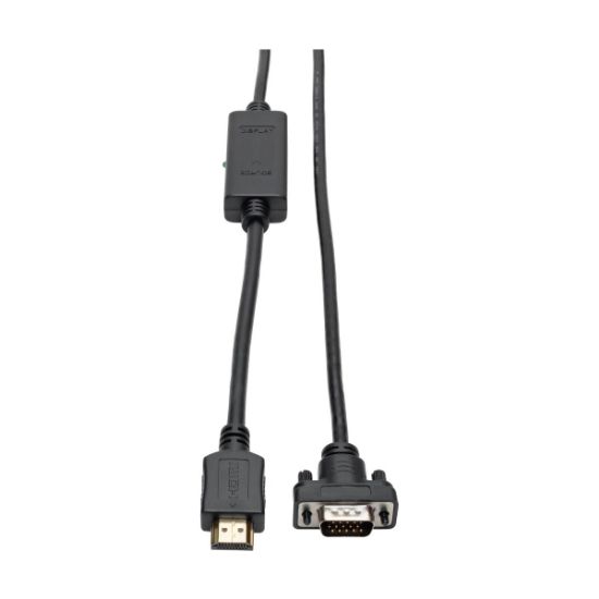 Image de Tripp Lite câble vidéo et adaptateur 3 m HDMI HD15, MICRO-USB B Noir (P566-010-VGA)