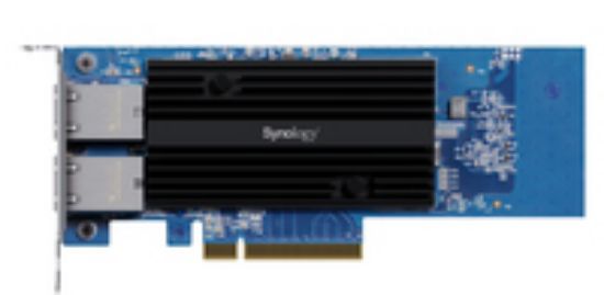 Image de Synology Dual-port 10GbE 10GBASE-T add-in card for systems Carte de réseaux - Bleu,Multicolore (E10G30-T2)