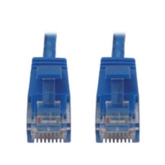 Image de Eaton Cat6a 10G Snagless Molded UTP Ethernet Cable (RJ45 M/M), PoE, Blue, 3 ft. (0.9 m) Câble de réseau - Bleu (N261-003-BL)
