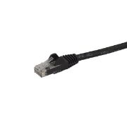Image de StarTech.com Câble réseau Cat6 Gigabit UTP sans crochet de 3m - Cordon Ethernet RJ45 anti-accroc - M/M - Noir (N6PATC3MBK)