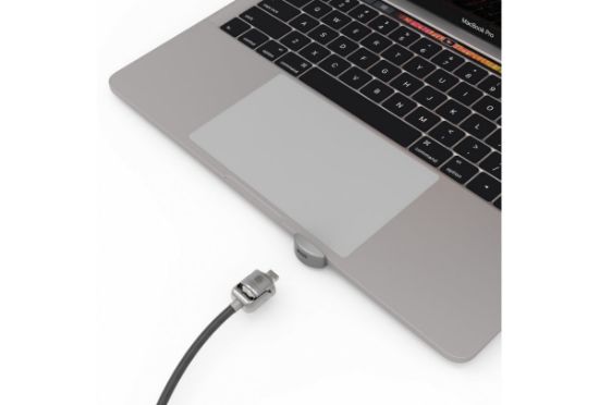 Image de Compulocks Universal Ledge MacBook Pro TouchBar Security Lock Adapter Verrous de câble - Noir, argent (UNVMBPRLDG01KL)